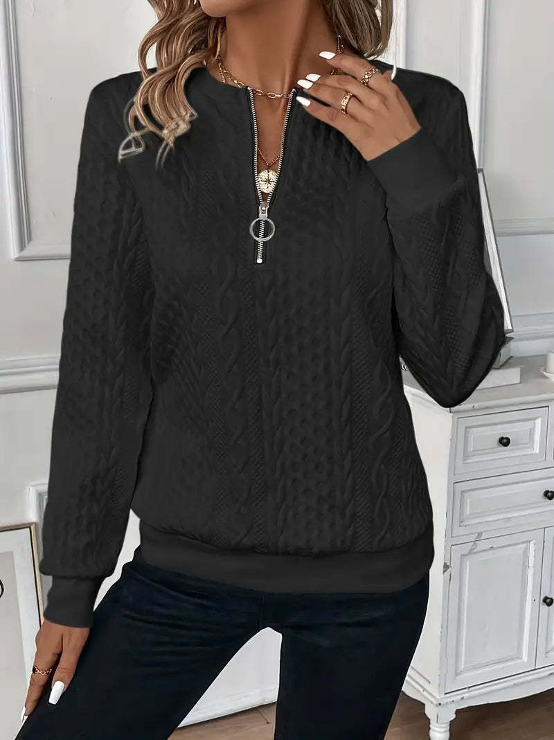 ✨ Aurora – Maglione con zip Elegante e versatile