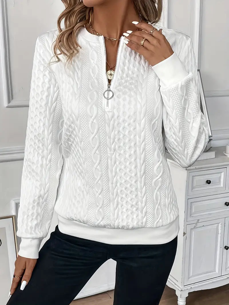 ✨ Aurora – Maglione con zip Elegante e versatile