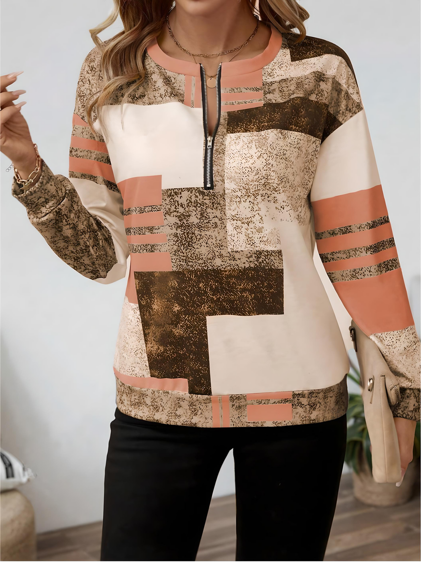 Oceane | Felpa Chic Vintage a Colori