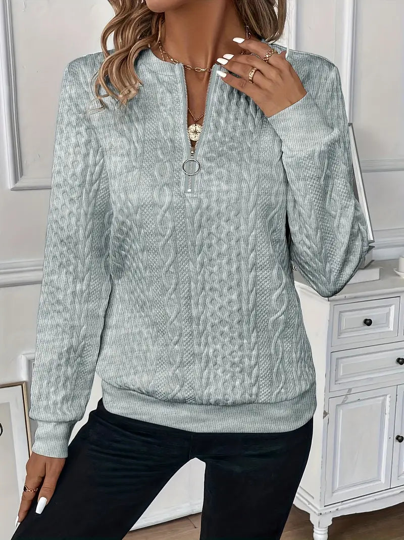 ✨ Aurora – Maglione con zip Elegante e versatile