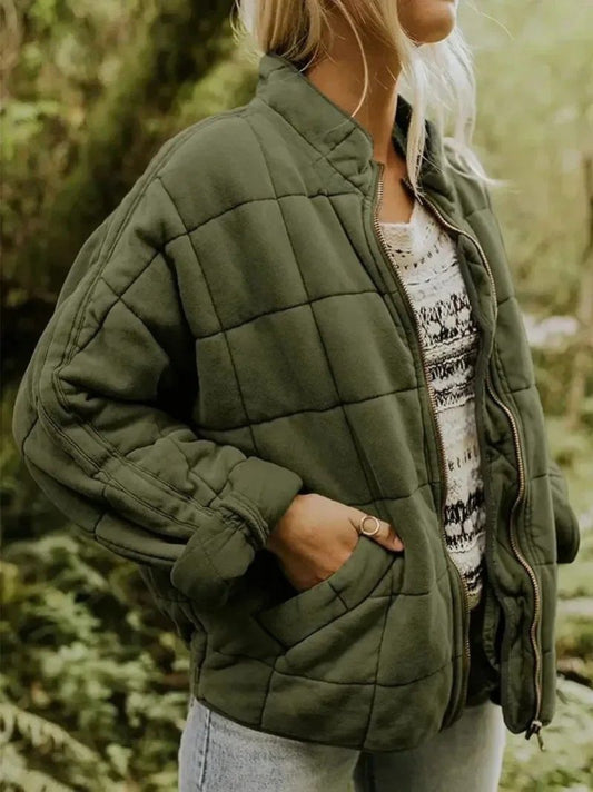 Amelie & Rose™ | Giacca Imbottita Oversize – Eleganza e Comfort per l’Autunno